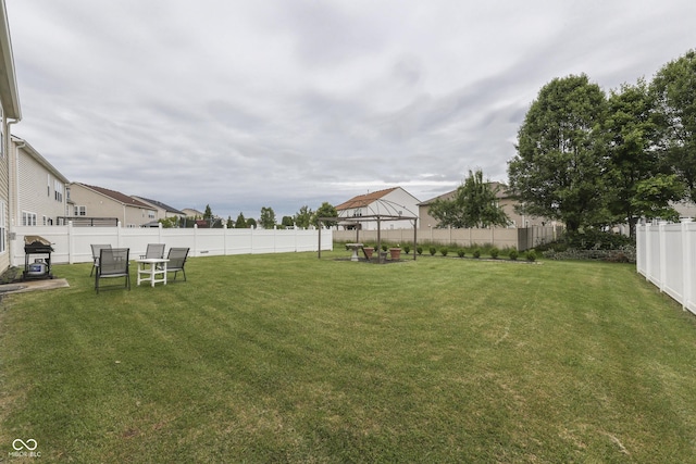 387 Legacy Blvd, Greenwood, IN 46143 - view of yard featuring a gazebo and a residential view