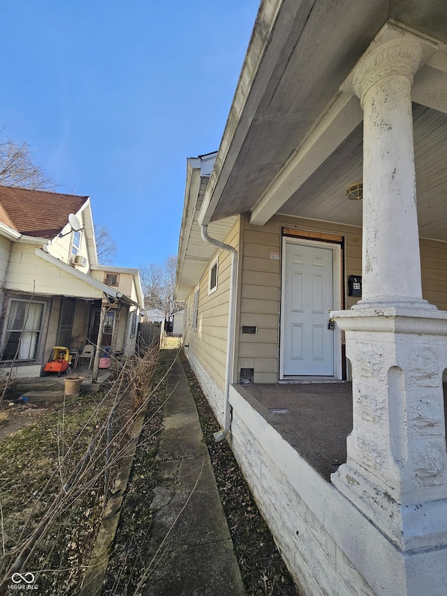 view of entrance to property