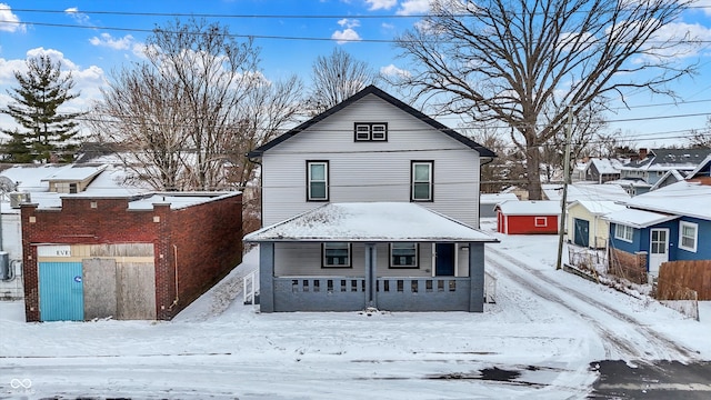 view of front of home