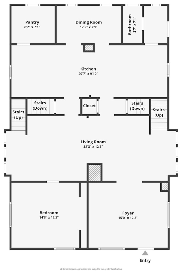 5053 E Michigan St, Indianapolis, IN 46201 - room layout