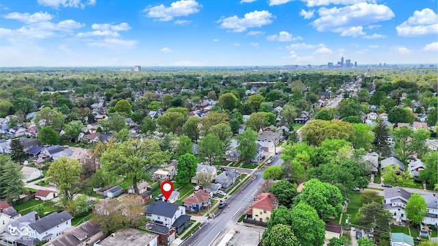 5053 E Michigan St, Indianapolis, IN 46201 - aerial view of property's location featuring nearby suburban area