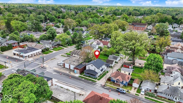 5053 E Michigan St, Indianapolis, IN 46201 - aerial view of residential area