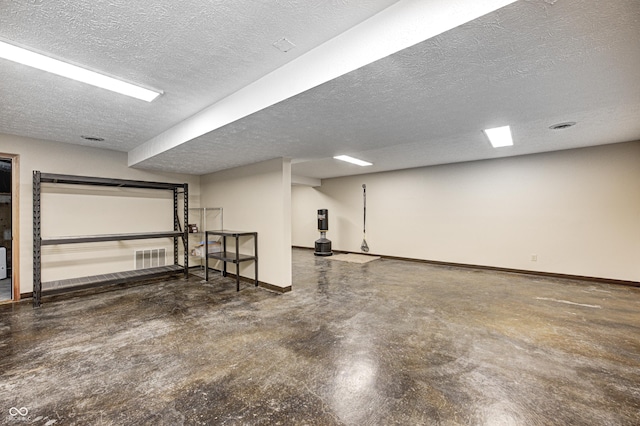 690 N 600 W, Lebanon, IN 46052 - finished basement with a textured ceiling and baseboards