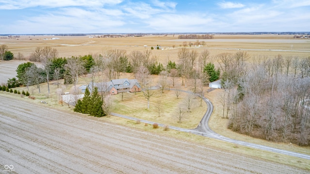690 N 600 W, Lebanon, IN 46052 - birds eye view of property with a rural view
