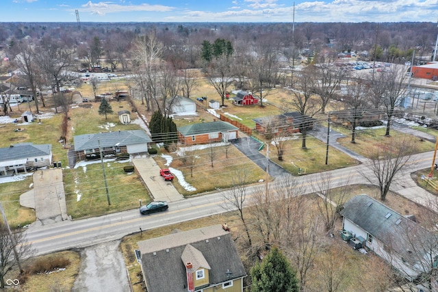 birds eye view of property featuring a residential view