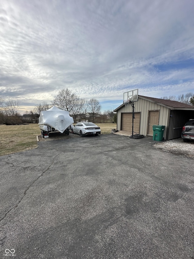 view of vehicle parking