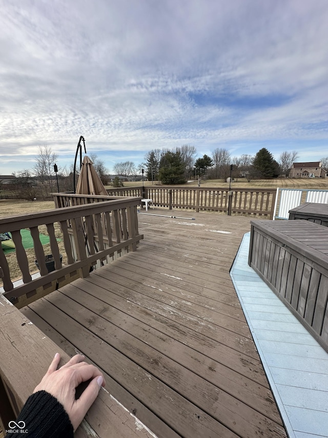 view of deck