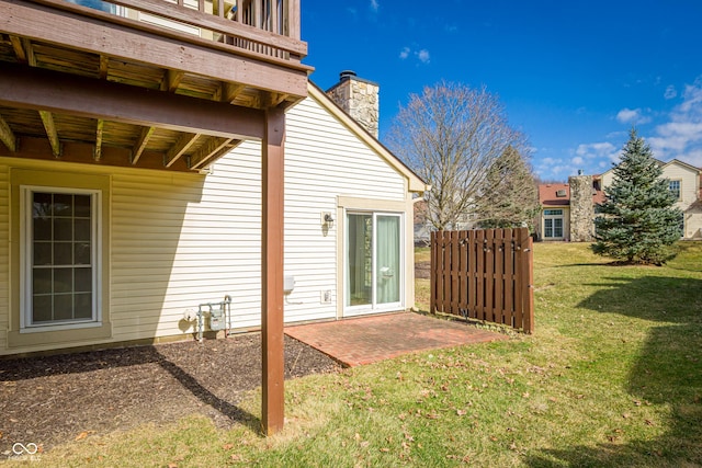 exterior space with a patio