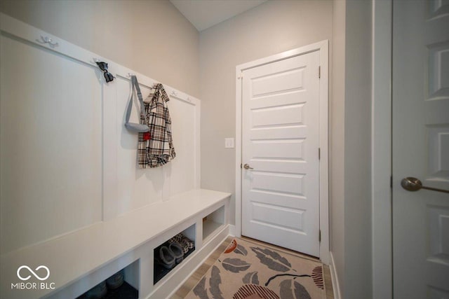 view of mudroom