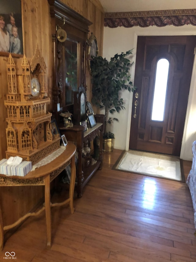 4005 Texas Pike, Spencer, IN 47460 - entrance foyer with hardwood / wood-style floors