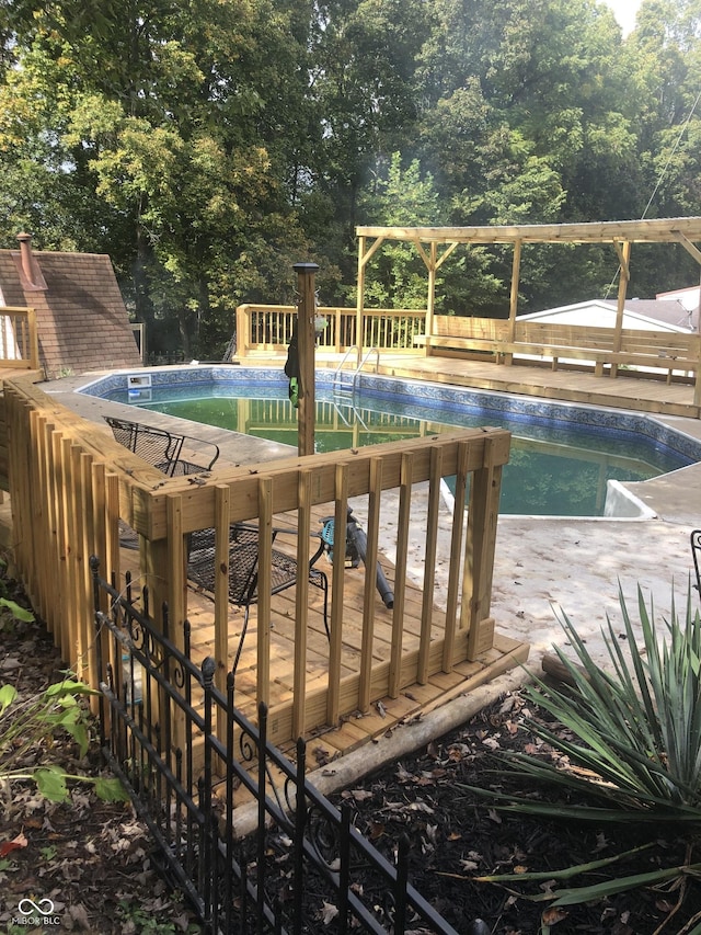 4005 Texas Pike, Spencer, IN 47460 - outdoor pool with view of wooded area