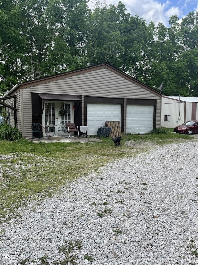 4005 Texas Pike, Spencer, IN 47460 - garage with driveway