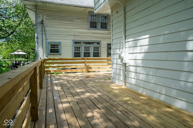 view of deck