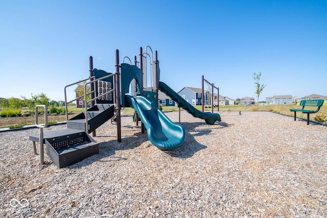 1414 Bluebonnet Pl, Shelbyville, IN 46176 - community playground featuring a residential view