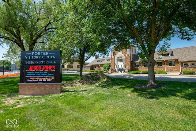 1414 Bluebonnet Pl, Shelbyville, IN 46176 - view of community featuring a lawn