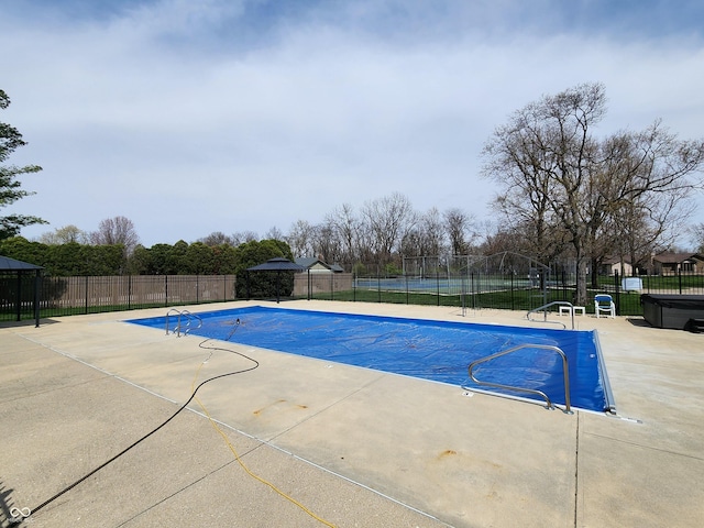 3636 Woodglen Way, Anderson, IN 46011 - view of pool with fence and a patio