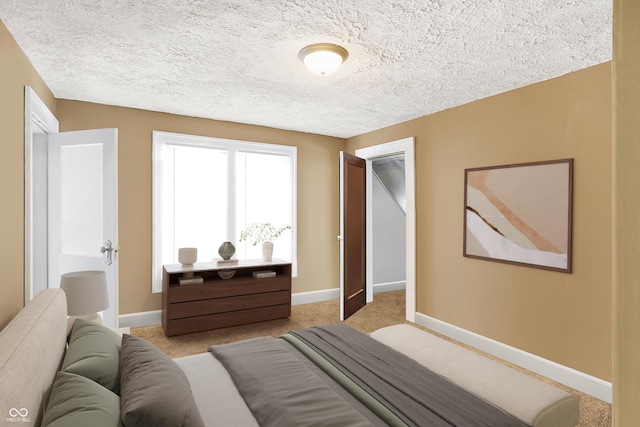 2401 N Olney St, Indianapolis, IN 46218 - carpeted bedroom featuring a textured ceiling, baseboards, and a closet