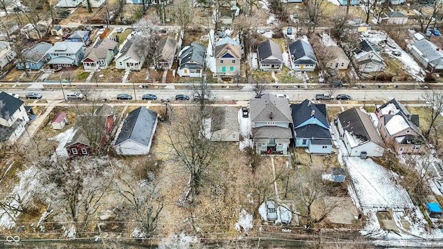 drone / aerial view featuring a residential view