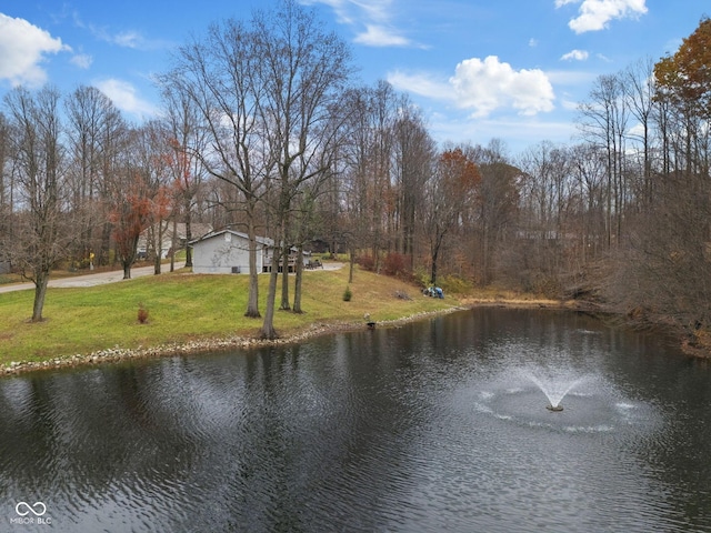 view of water feature