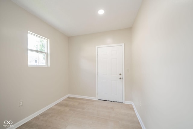 empty room with baseboards