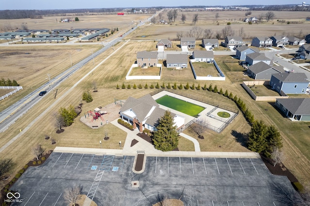 drone / aerial view featuring a residential view