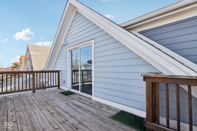 1413 S E St, Indianapolis, IN 46225 - view of deck