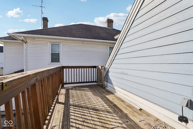 1413 S E St, Indianapolis, IN 46225 - view of deck