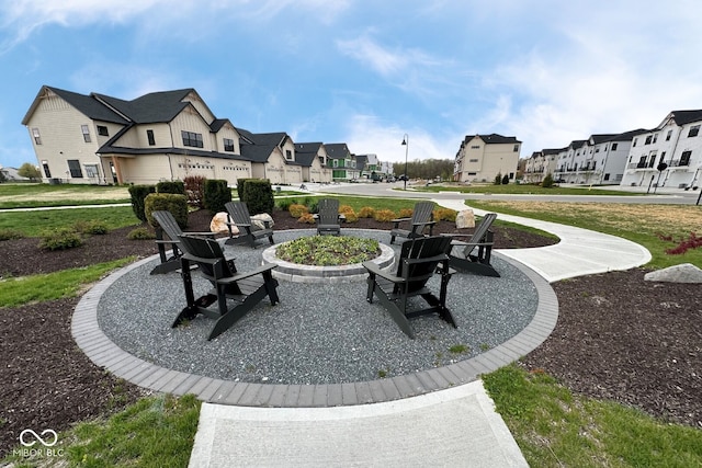 view of property's community featuring a residential view