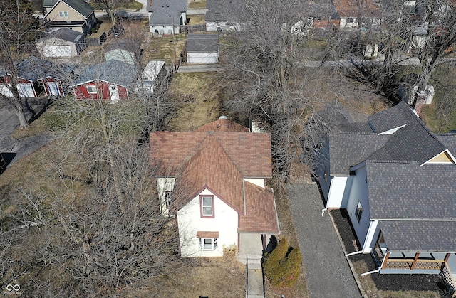 bird's eye view featuring a residential view