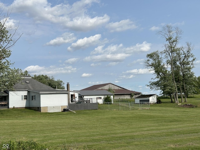245 W Dixie Bee Rd, Veedersburg, IN 47987 - view of yard featuring central air condition unit