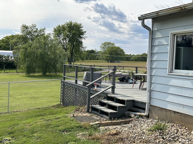 245 W Dixie Bee Rd, Veedersburg, IN 47987 - view of wooden deck