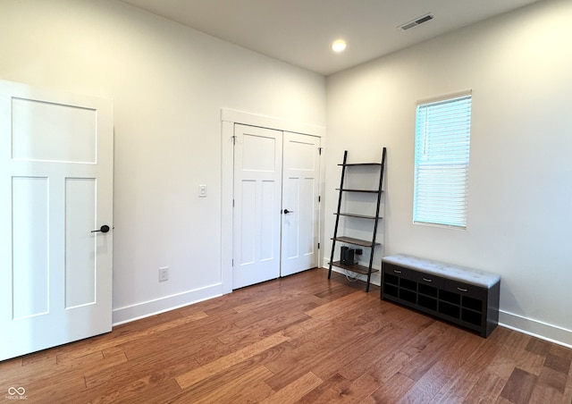 1818 N Cornell Ave, Indianapolis, IN 46202 - unfurnished bedroom featuring wood finished floors, baseboards, and recessed lighting