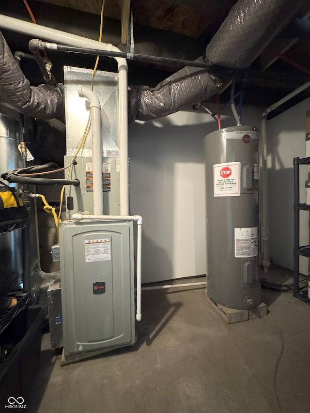 1818 N Cornell Ave, Indianapolis, IN 46202 - utility room featuring water heater