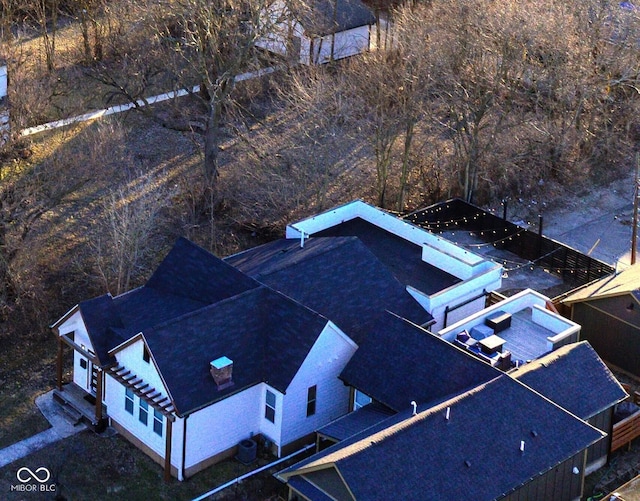 1818 N Cornell Ave, Indianapolis, IN 46202 - aerial view of property and surrounding area