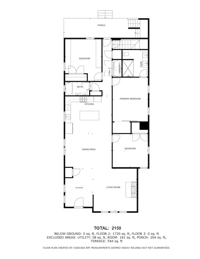 1818 N Cornell Ave, Indianapolis, IN 46202 - property floor plan