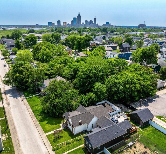 1818 N Cornell Ave, Indianapolis, IN 46202 - drone / aerial view of city skyline