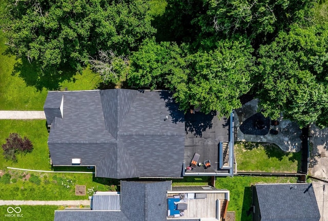 1818 N Cornell Ave, Indianapolis, IN 46202 - aerial view of property and surrounding area