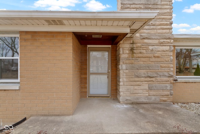305 Bixler Rd, Indianapolis, IN 46227 - entrance to property featuring stone siding and brick siding