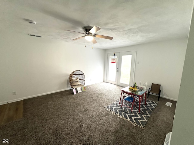 662 S County Road 150 W, Greensburg, IN 47240 - unfurnished room with a ceiling fan and carpet