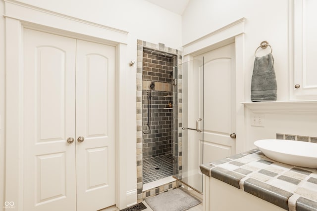 6560 Dawson Lake Dr, Indianapolis, IN 46220 - full bath featuring a shower stall and vanity