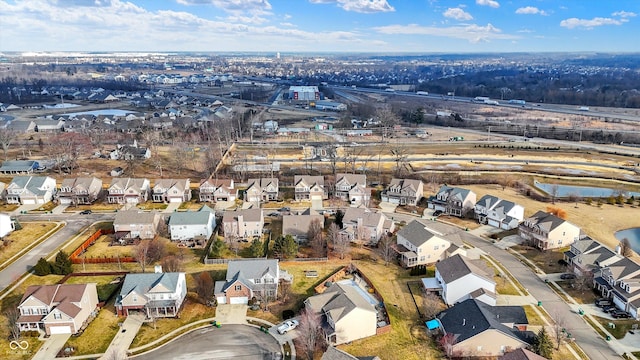 birds eye view of property featuring a residential view