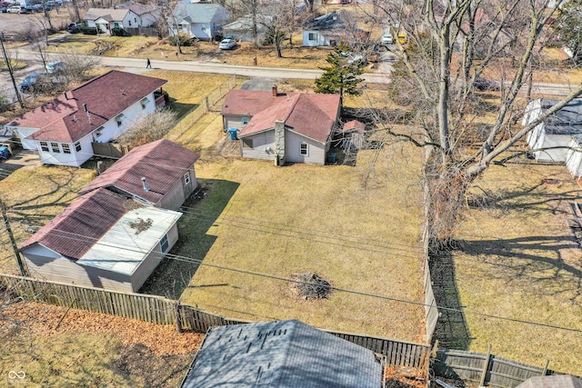 birds eye view of property featuring a residential view