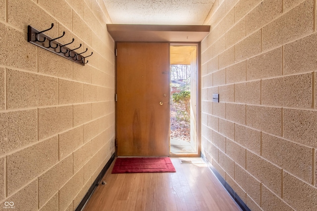 interior space featuring wood finished floors