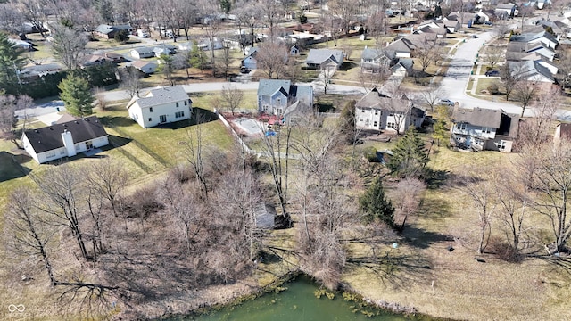 birds eye view of property featuring a residential view