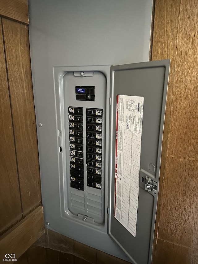 utility room featuring electric panel