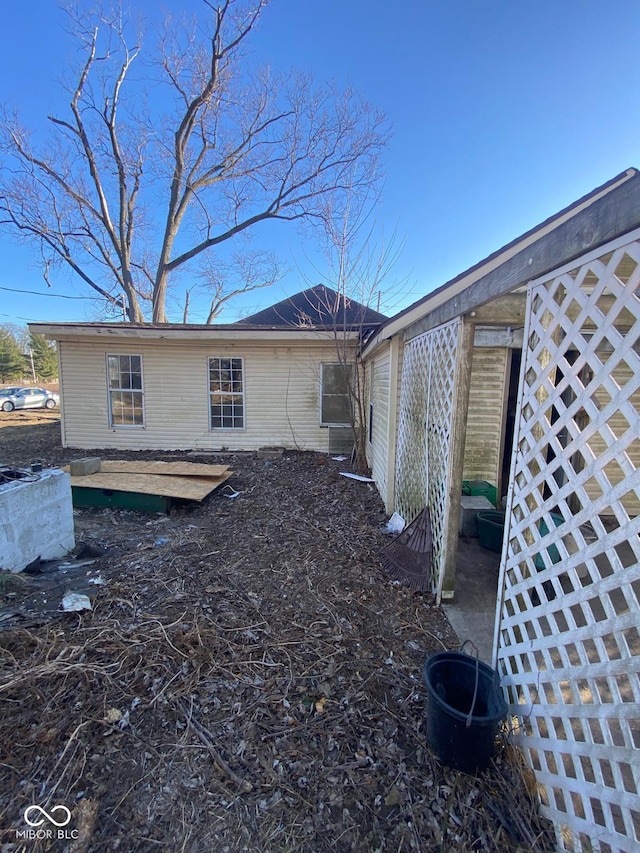 view of rear view of house