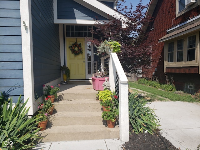 view of entrance to property