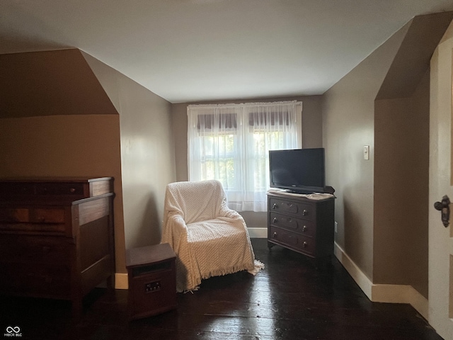 5533 Wilson Way, Jamestown, IN 46147 - sitting room with baseboards and hardwood / wood-style flooring