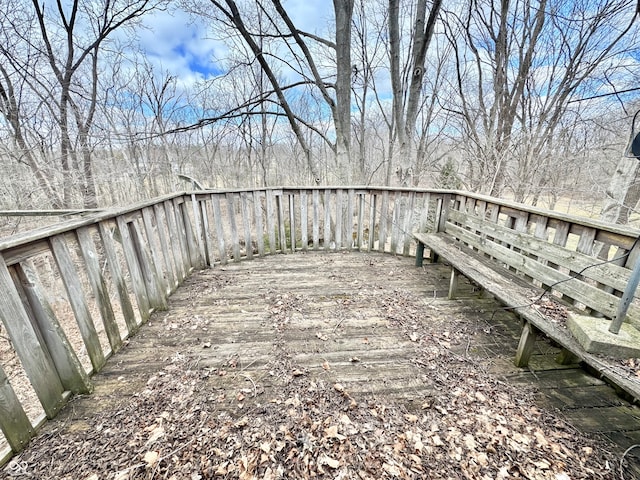 view of deck