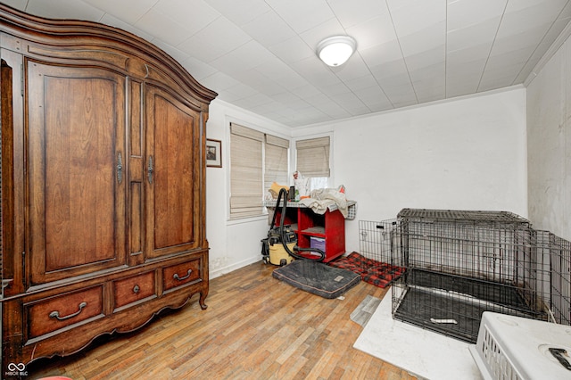 misc room featuring light wood-type flooring